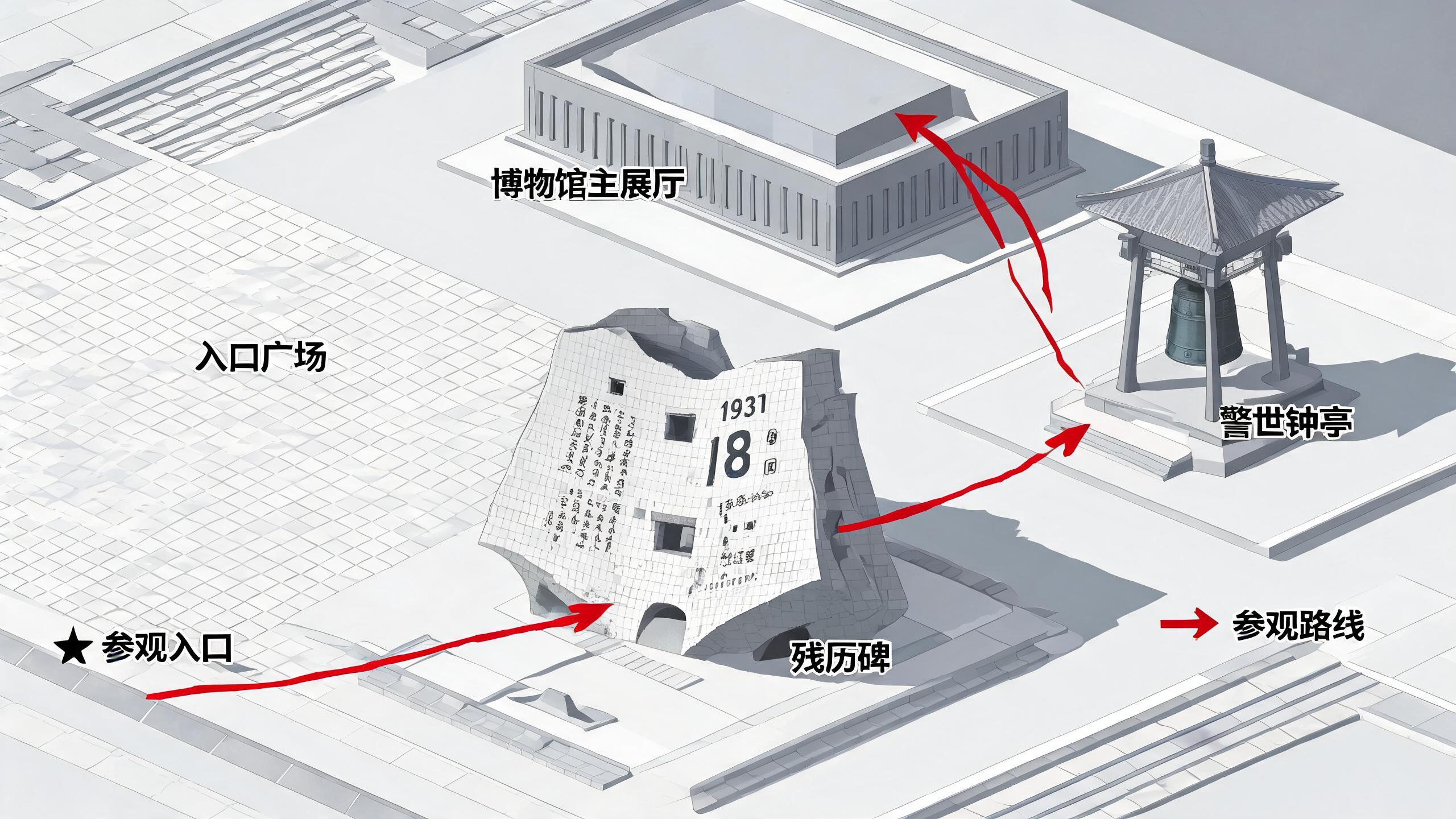景区游览路线图